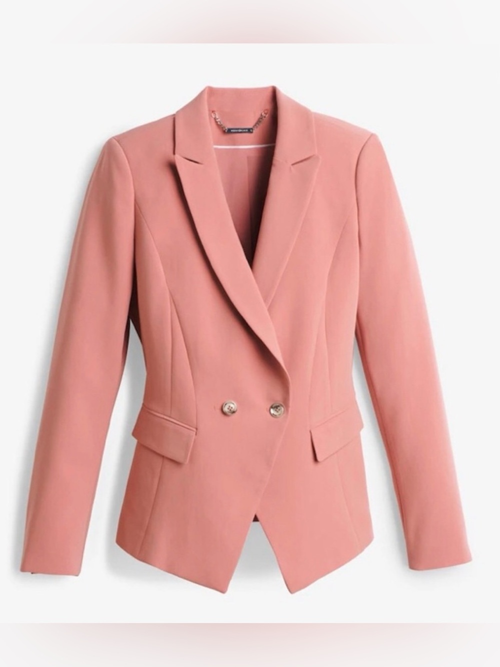 White House, black market Salmon Double Breasted Blazer Size 12
